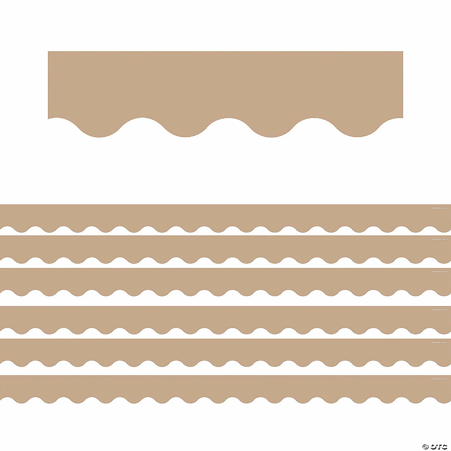 Best Pirce ๐ Teacher Created Resources Light Brown Scalloped Border Trim, 35 Feet Per Pack, 6 Packs ๐