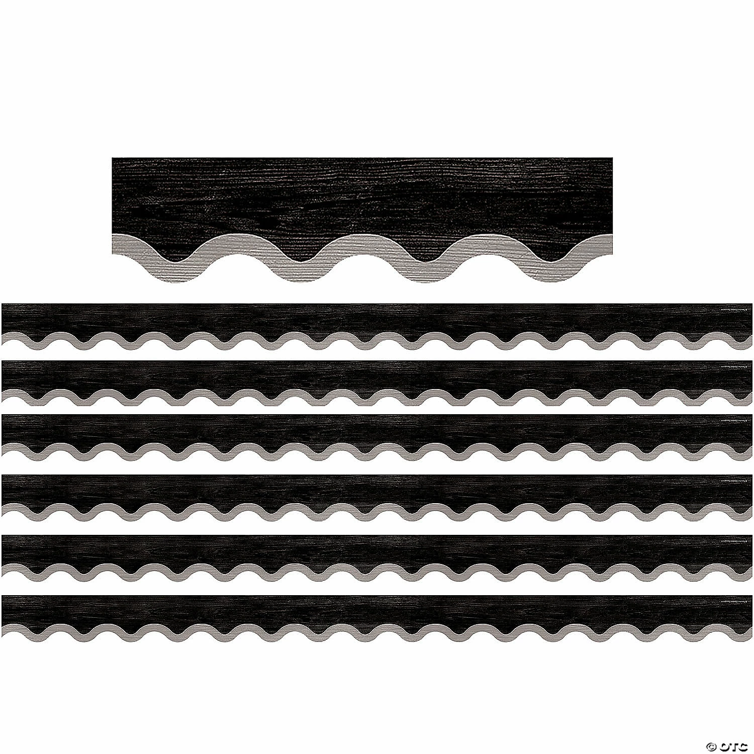 Coupon 🤩 Teacher Created Resources Modern Farmhouse Black with Gray Scalloped Border Trim, 35 Feet, 6 Packs 🧨
