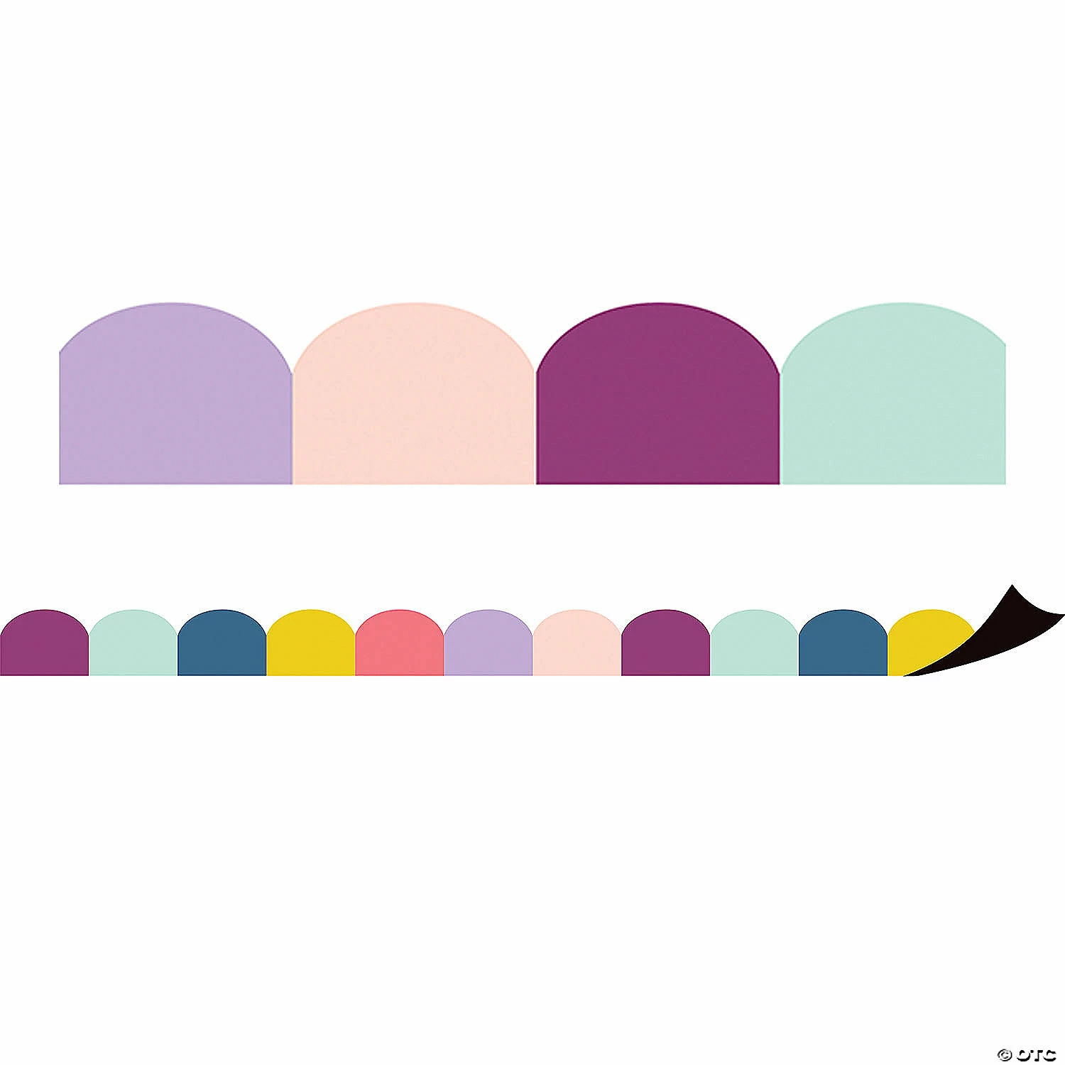 Wholesale ๐งจ Teacher Created Resources Oh Happy Day Scalloped Magnetic Border, 24 Feet Per Pack, 2 Packs ๐ - Image 2