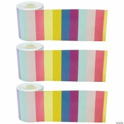 Flash Sale ๐ฏ Teacher Created Resources Oh Happy Day Stripes Straight Rolled Border Trim, 50 Feet Per Roll, Pack of 3 ๐