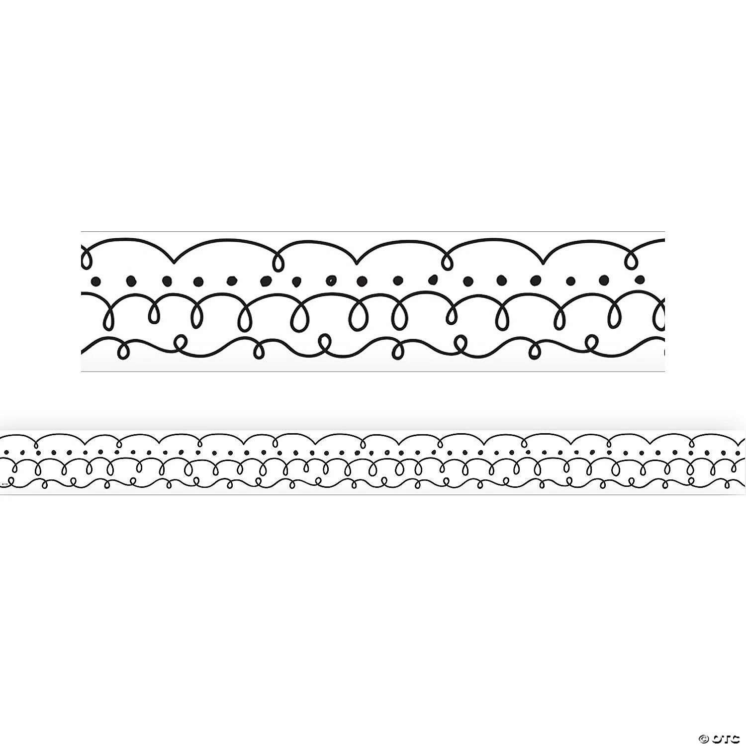 Promo ๐ Teacher Created Resources Squiggles and Dots Die-Cut Border Trim, 35 Feet Per Pack, 6 Packs ๐งจ - Image 2