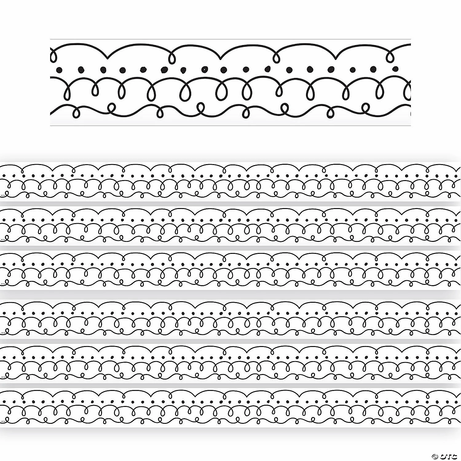 Promo ๐ Teacher Created Resources Squiggles and Dots Die-Cut Border Trim, 35 Feet Per Pack, 6 Packs ๐งจ