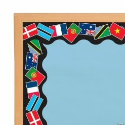 Best Sale 🔥 Terrific Trimmers® World Flags Bulletin Board Borders - 12 Pc. 👍