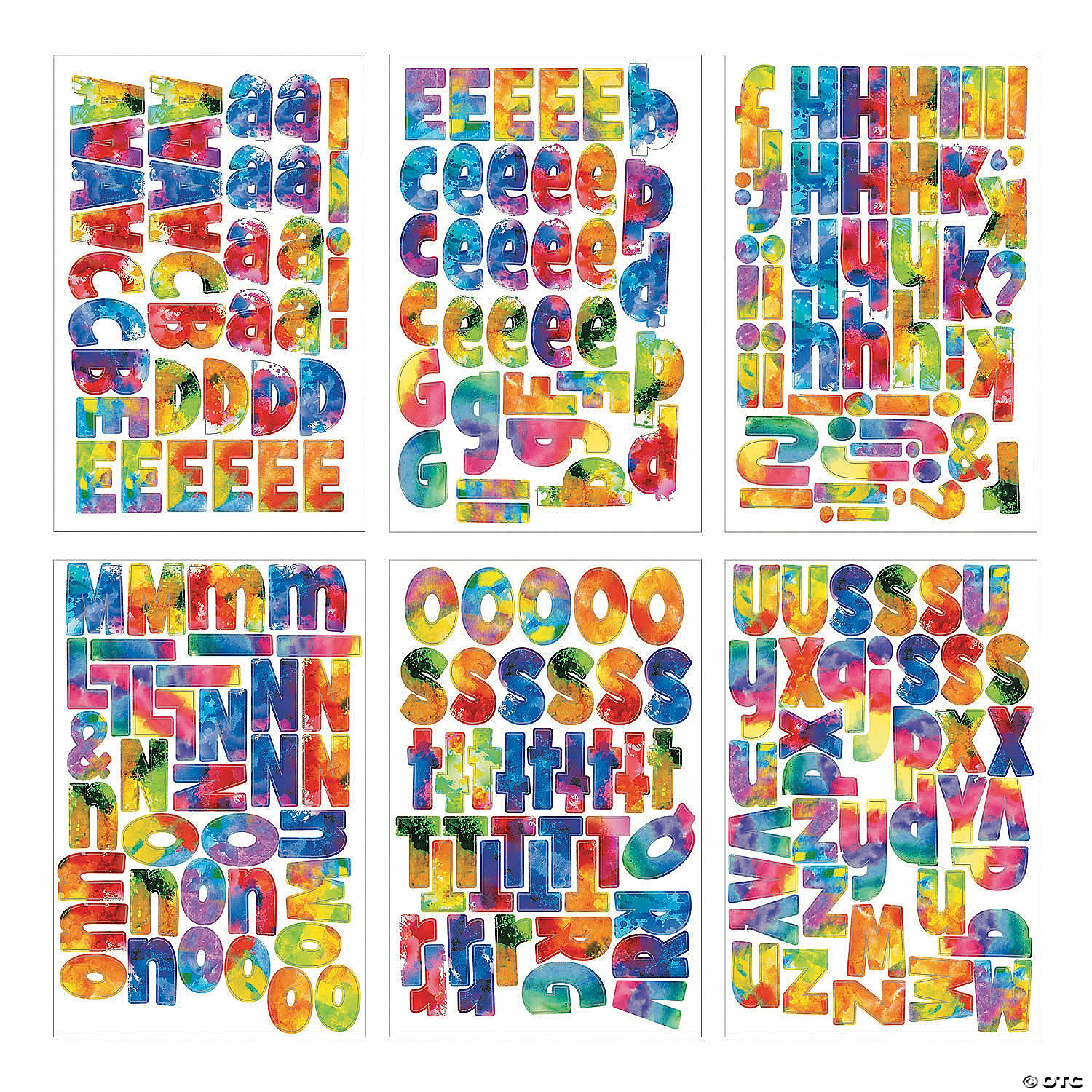 Buy โจ Watercolor Bulletin Board Letters - 228 Pc. ๐ - Image 2