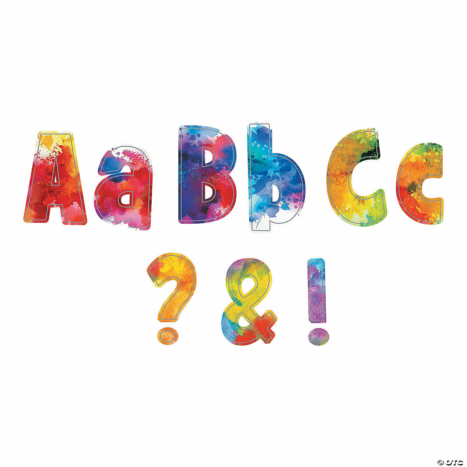 Buy โจ Watercolor Bulletin Board Letters - 228 Pc. ๐