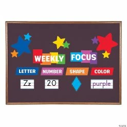 Cheapest 👏 Weekly Focus Bulletin Board Set - 98 Pc. 🧨