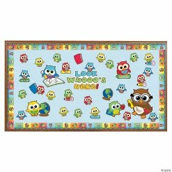 Flash Sale ❤️ Welcome Back Owl Bulletin Board Set - 150 Pc. 🥰