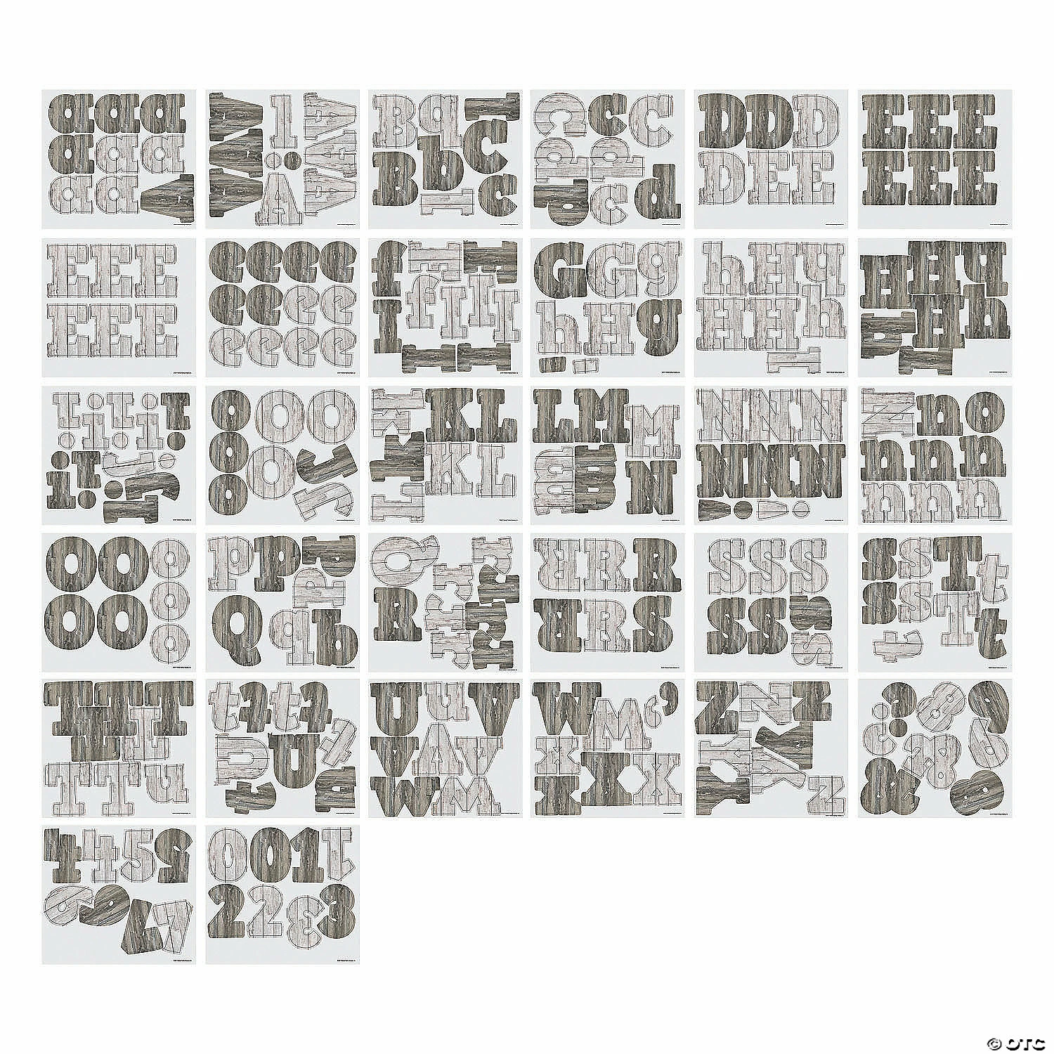 Top 10 🔥 Wood Grain Bulletin Board Letters & Numbers - 255 Pc. 🤩 - Image 2
